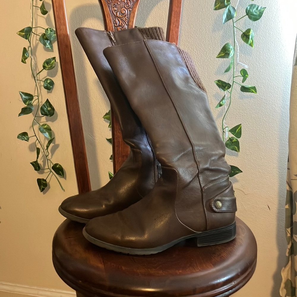 Brown Riding boots by Life Stride